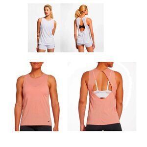 (2) Nike Dri-FIT Studio Open Back Athletic Yoga Workout Sleeveless Tanks AO9805